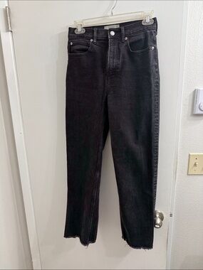 Everlane Black Straight-Leg Jeans